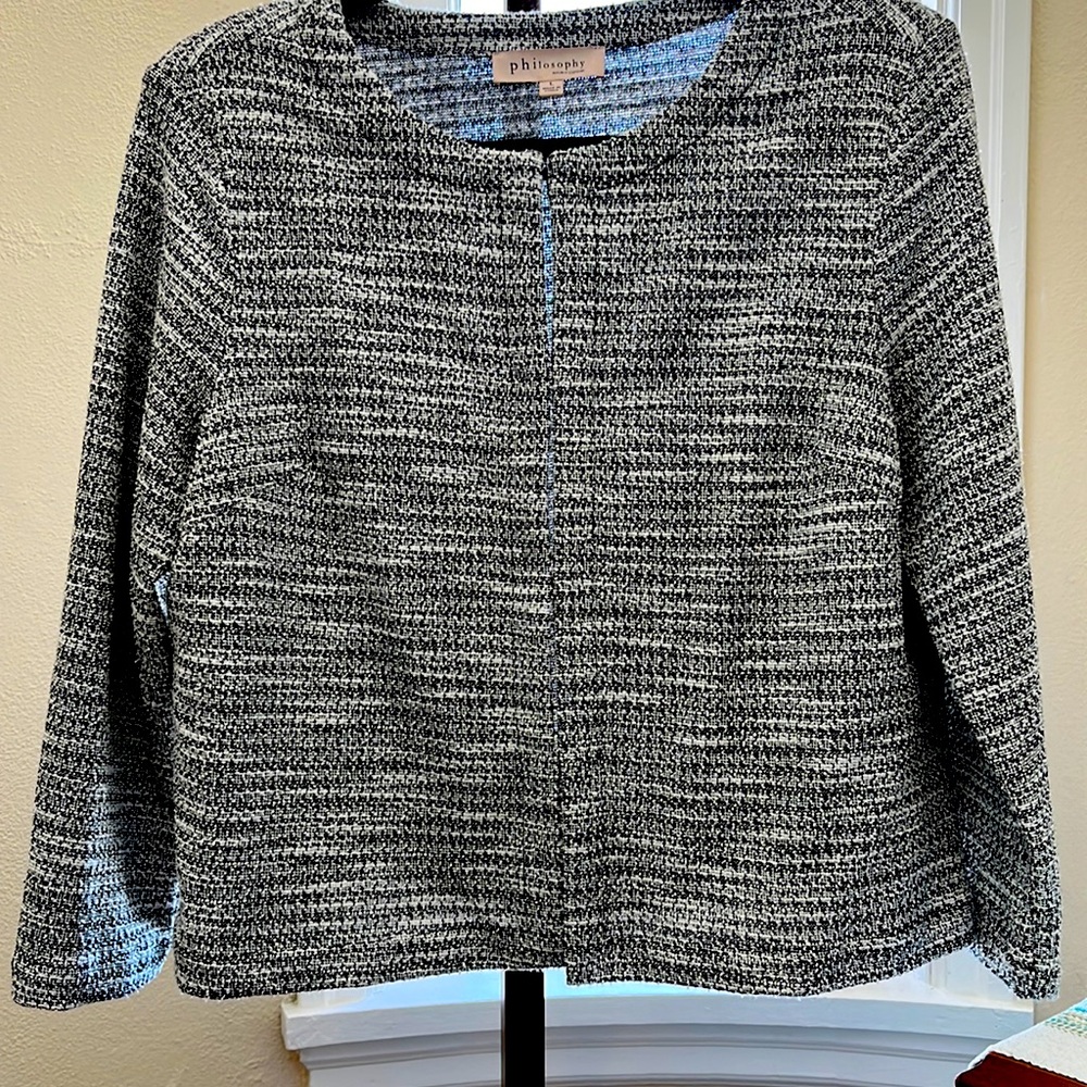 Philosophy Cropped Jacket
